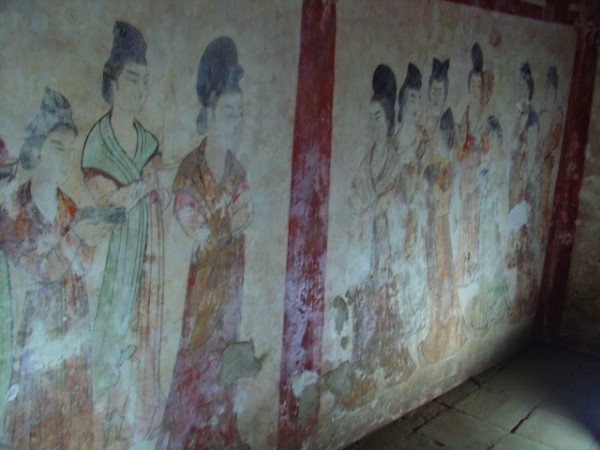 永泰公主墓中的精美壁画