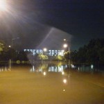 6月3日晚特大暴雨后大学城严重水浸