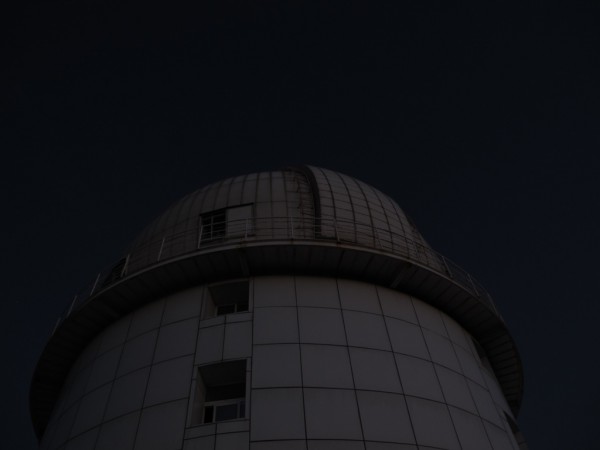 黄昏时分的高美古天文台圆顶